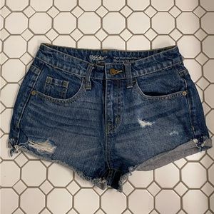 High-Wasted Jean Shorts
